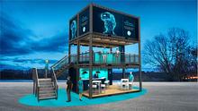Auffallend anders präsentiert mit unserem mietbaren Container-System